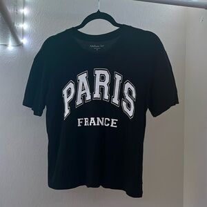 "paris france" graphic tee